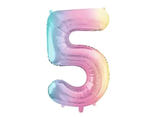 Personalisierter Ballonstrauß - mit 2 Folienballonzahl