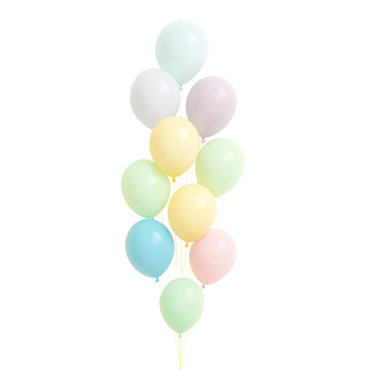 Luftballonstrauß – Heliumballons in Wunschfarben