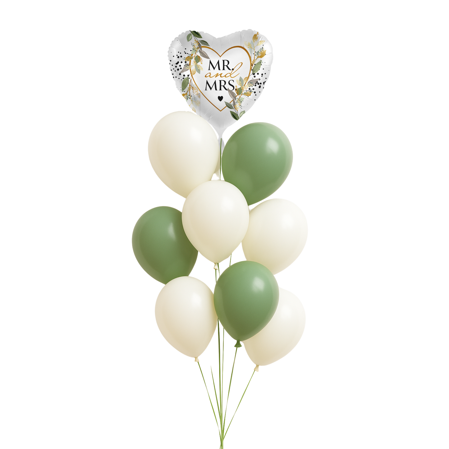Personalisierter Ballonstrauß - Zur Hochzeit