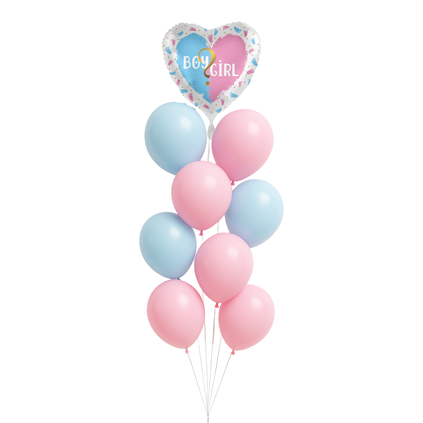 Personalisierter Ballonstrauß - Zur Babyparty