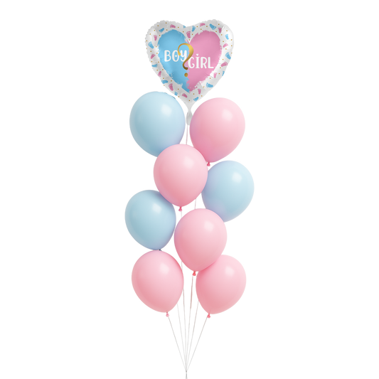 Personalisierter Ballonstrauß - Zur Babyparty