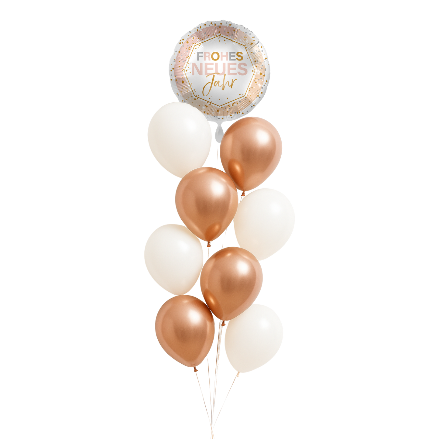 Personalisierter Ballonstrauß - Zu Silvester