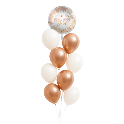 Personalisierter Ballonstrauß - Zu Silvester
