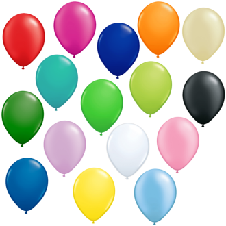 Natur Luftballons - Freie Farbwahl - Ø 30cm
