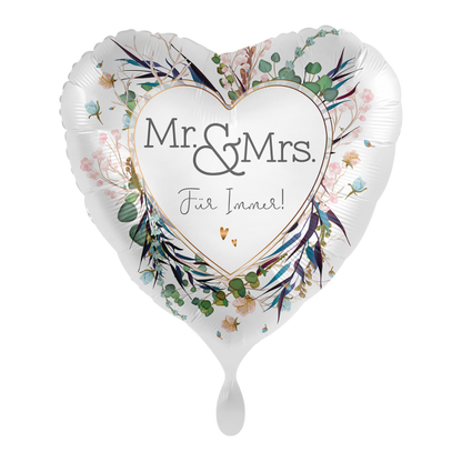 Personalisierter Ballonstrauß - Zur Hochzeit