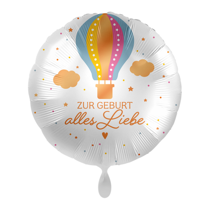 Personalisierter Ballonstrauß - Zur Geburt