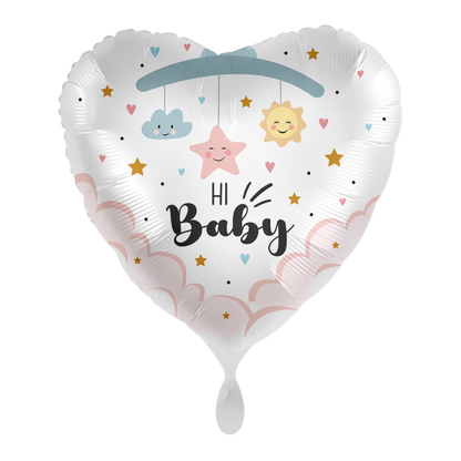 Personalisierter Ballonstrauß - Zur Geburt